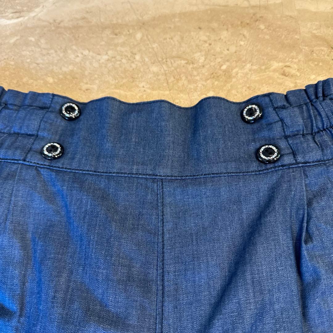 アナスイミニ 160【極美品】スカラ刺繍Tシャツ＆キュロット