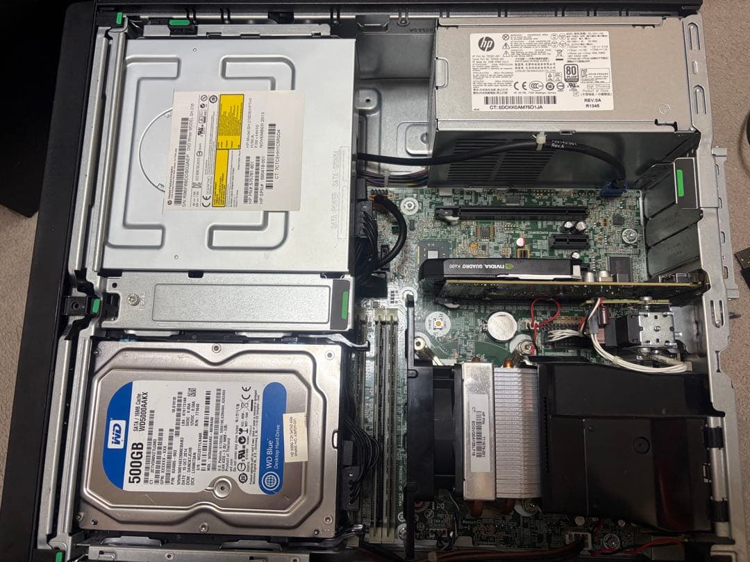 (ジャンク)4k HP メモリ16GB SSD Xeon