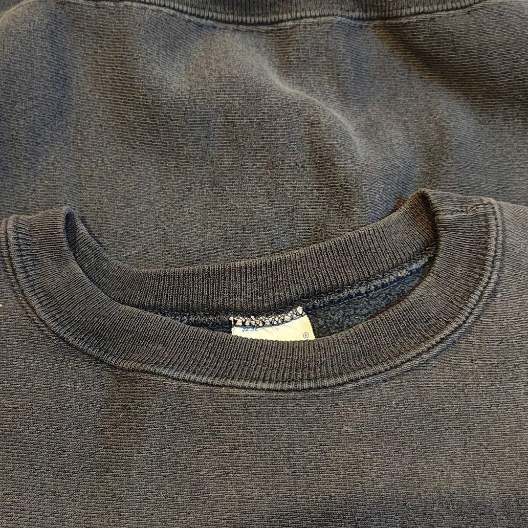 か*様 90s Champion リバースウィーブ 目あり XL 刺繍タグ 紺