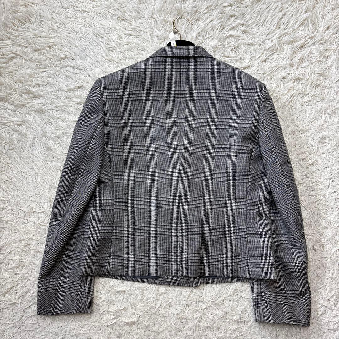 希少【バーバリーズ】グレンチェック　ロングスカート　ダブル　セットアップ　9 7