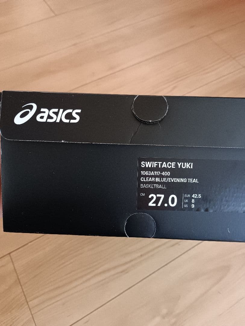 河村勇輝　バッシュ　SWIFT ACE YUKI 27.0cm