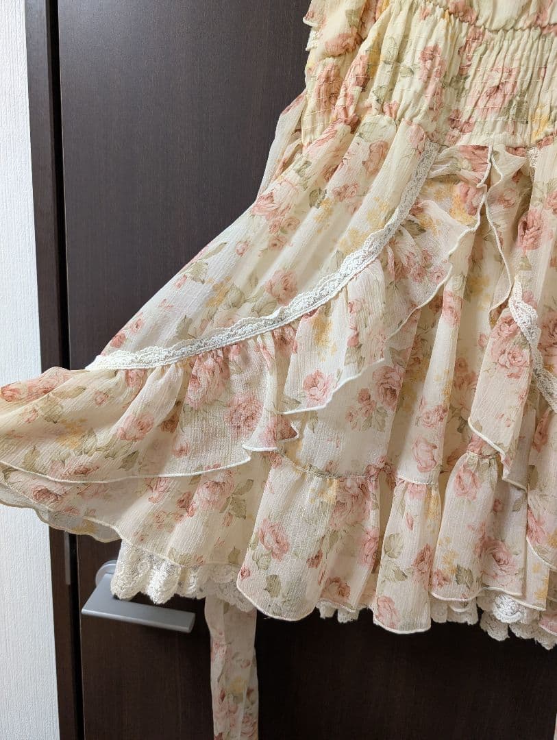 LIZLISA 花柄ミニワンピース サイズ０【美品】