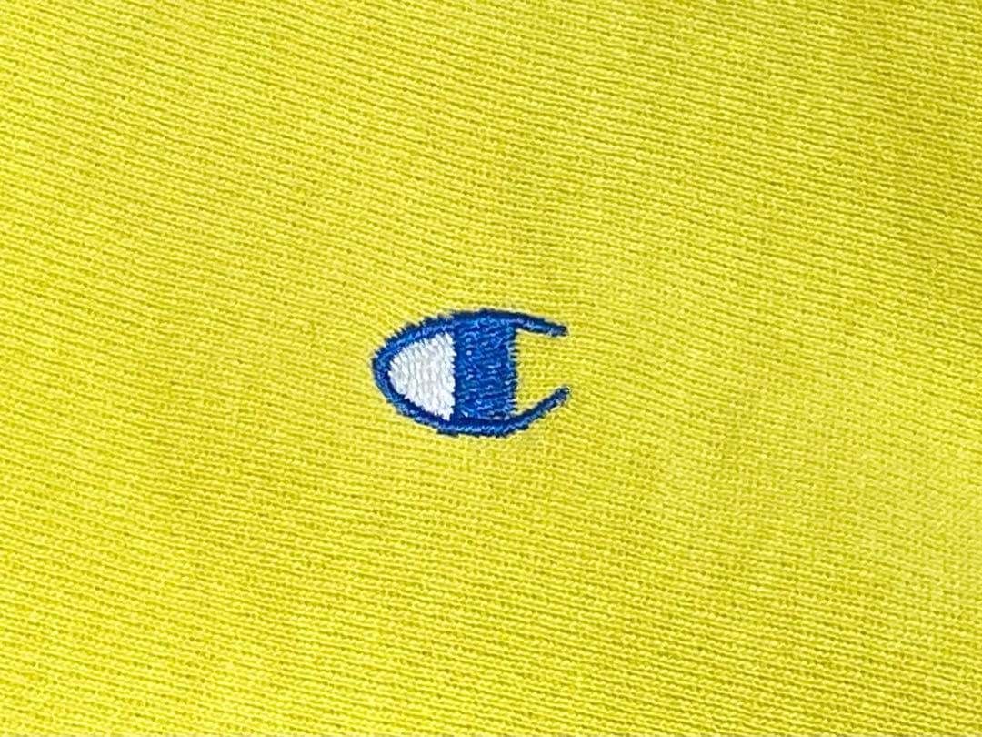 XL USA製 90s チャンピオン リバースウィーブ スウェット イエロー