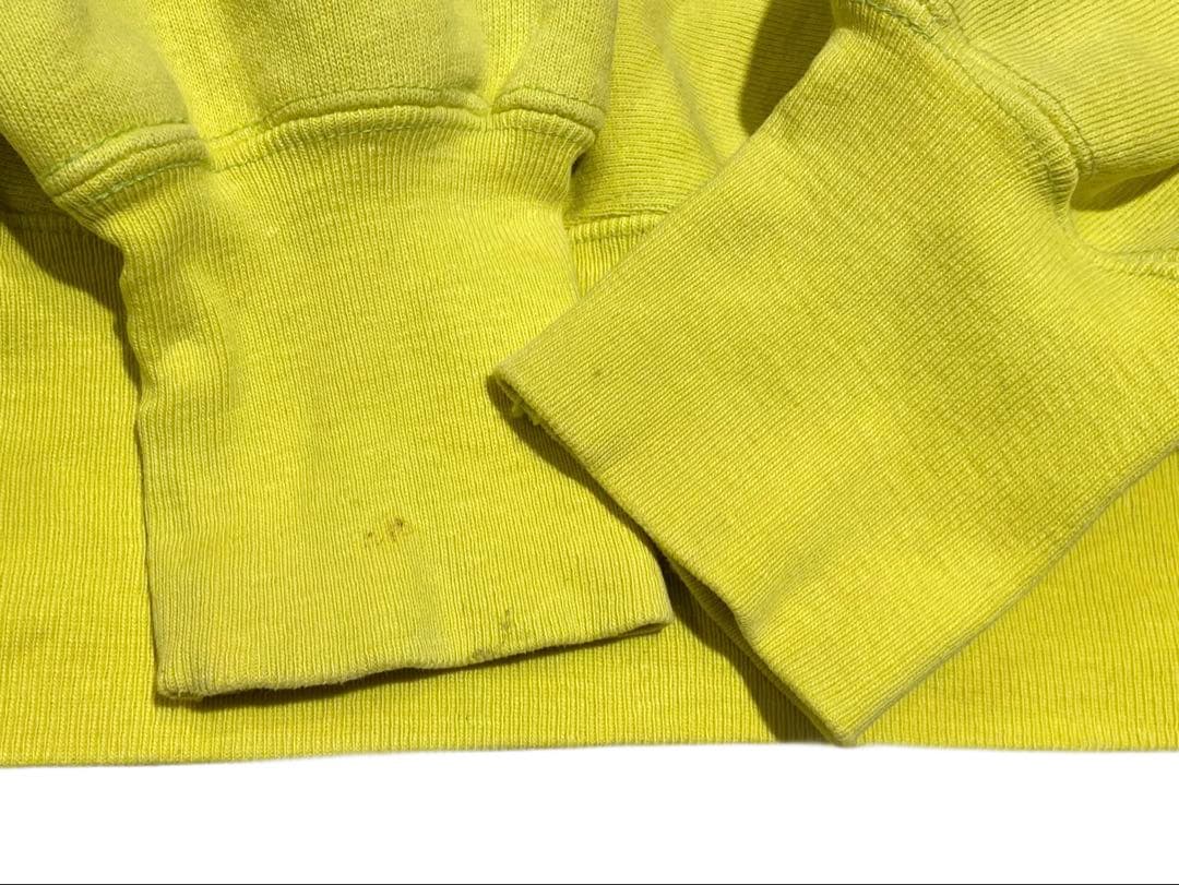 XL USA製 90s チャンピオン リバースウィーブ スウェット イエロー