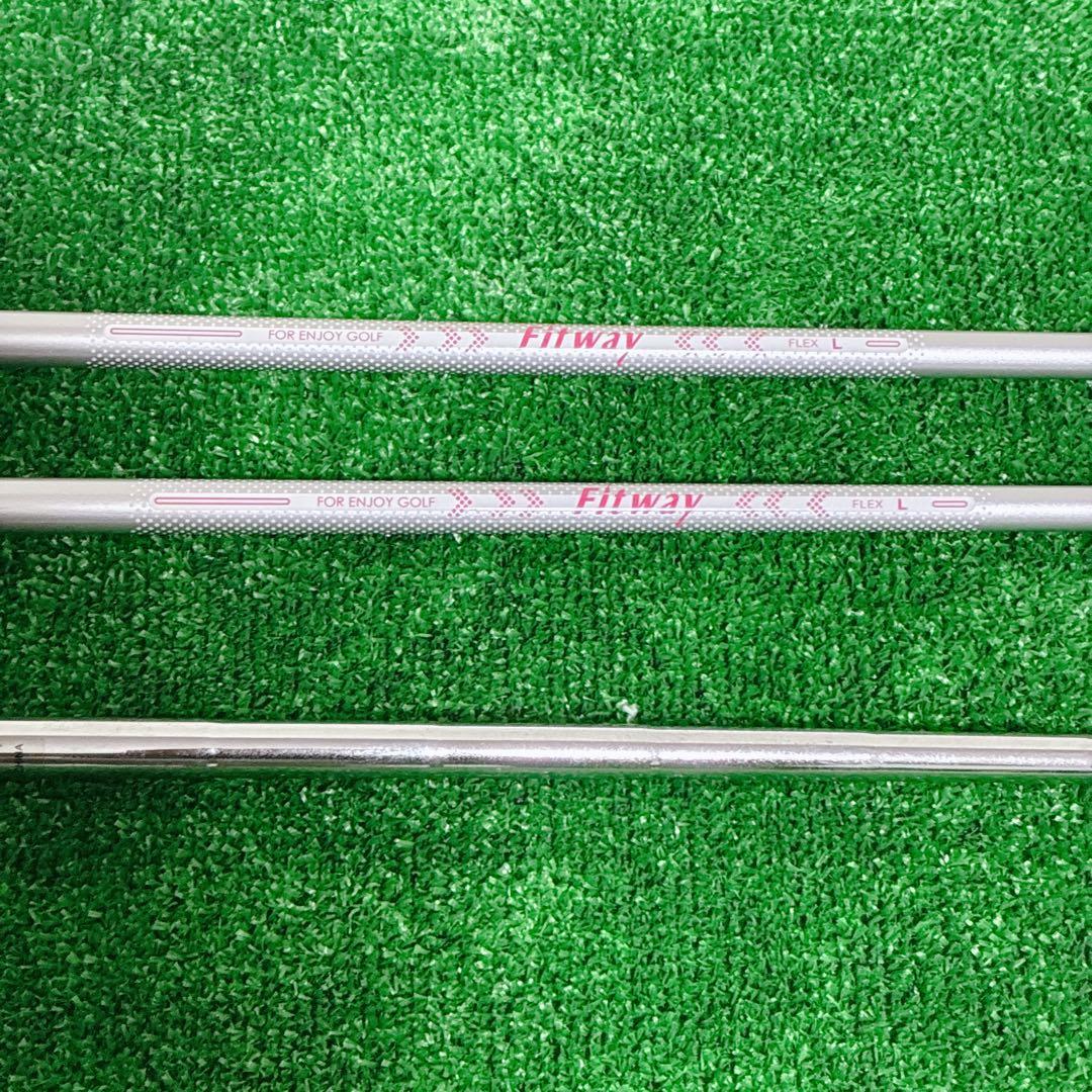 初心者向　Fitway レディースセット　7本 キャディバッグ付 すぐ始められる