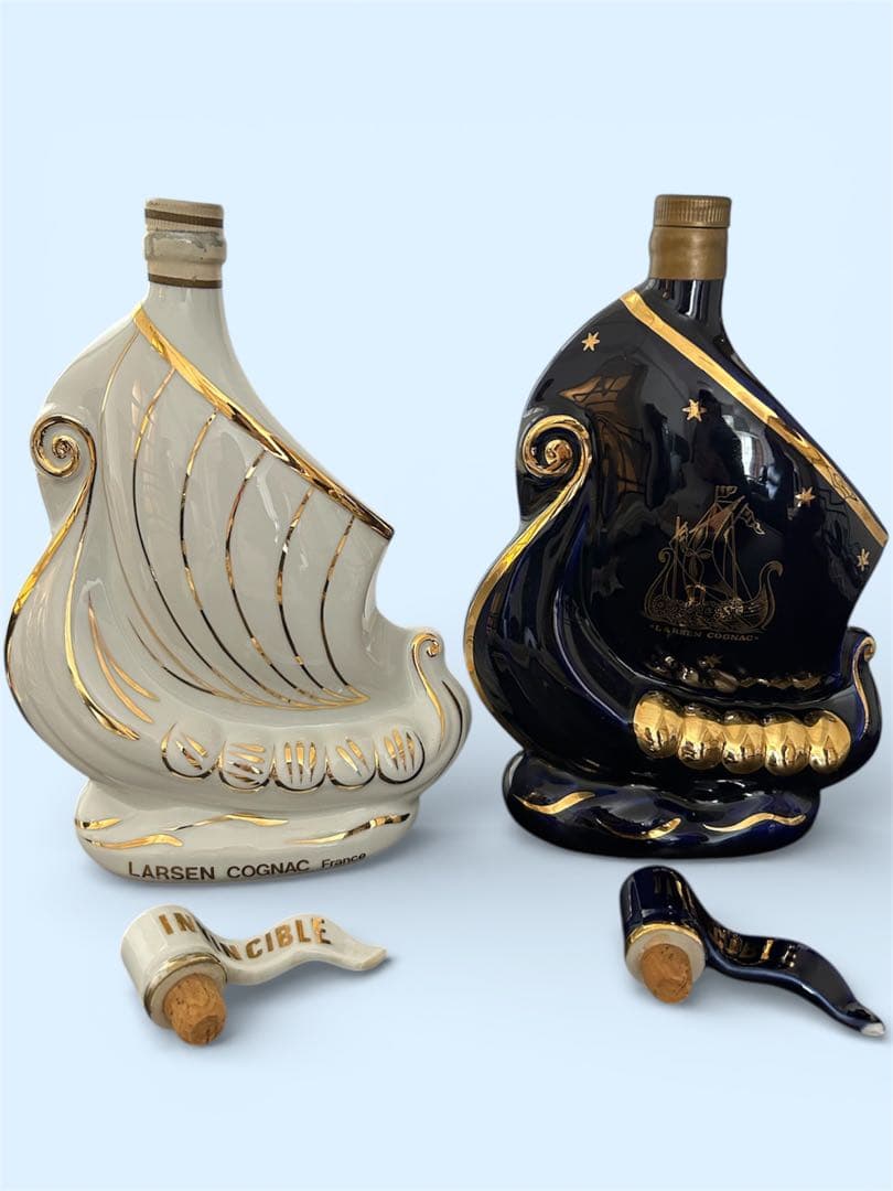 未開栓★コニャック７本セット　ドゥニ・ムニエ　ナポレオン　サンペ　ラーセン　ゴデ