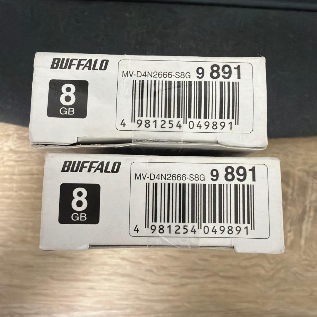 MV-D4N2666-S8G 2個セット　8GBメモリ×2