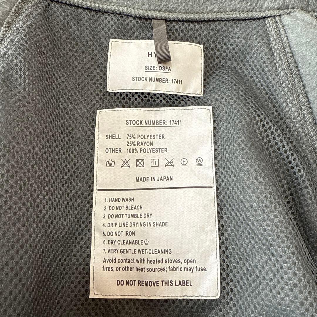 トップス hyke FLEECE CROPPED VEST