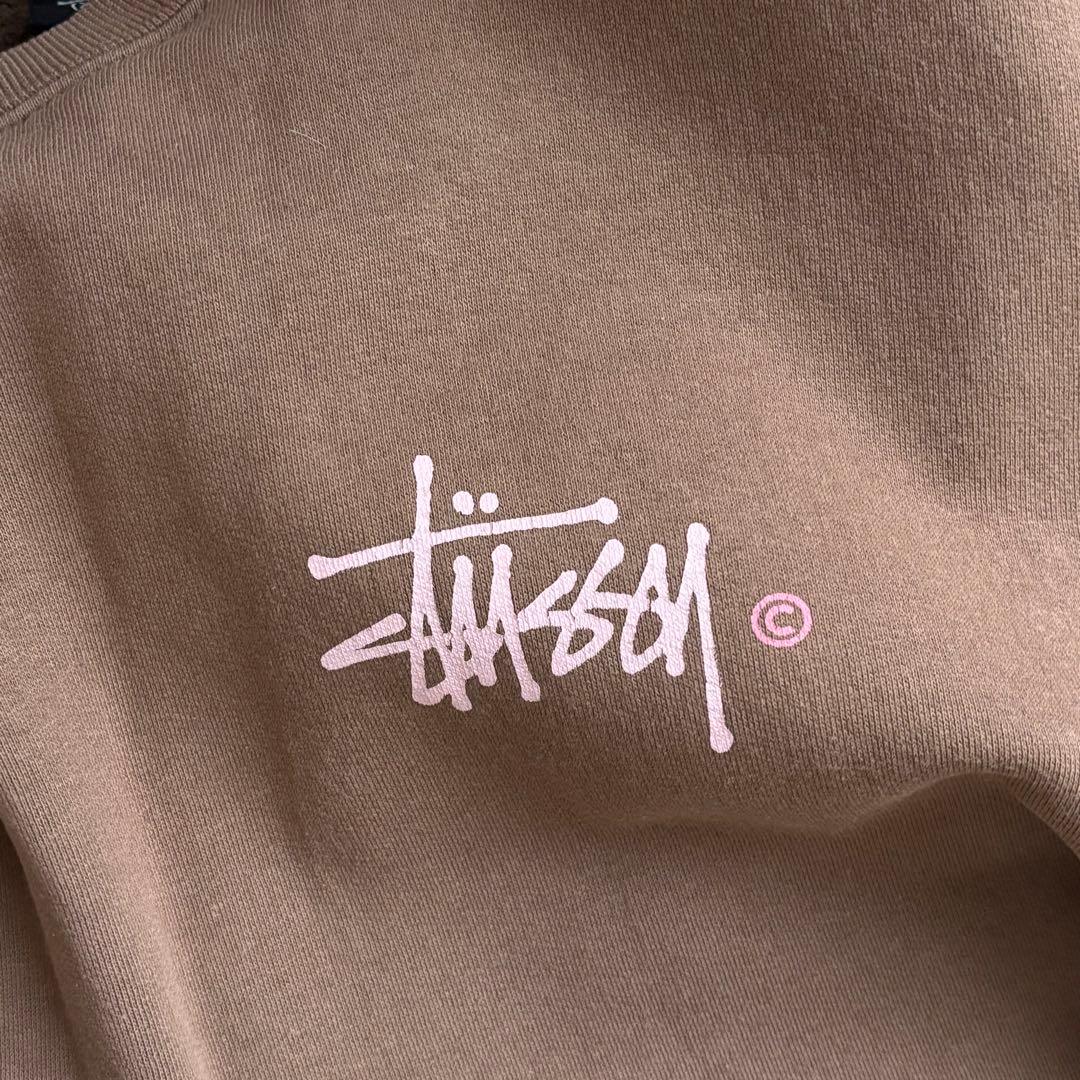 STUSSY ステューシー　スウェット　ブラウン　XL