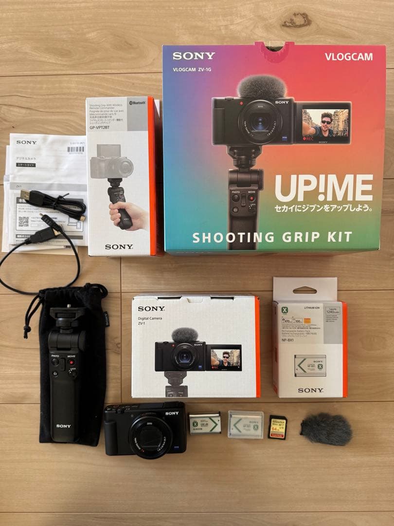 【美品】SONY ZV-1本体+シューティンググリップキット