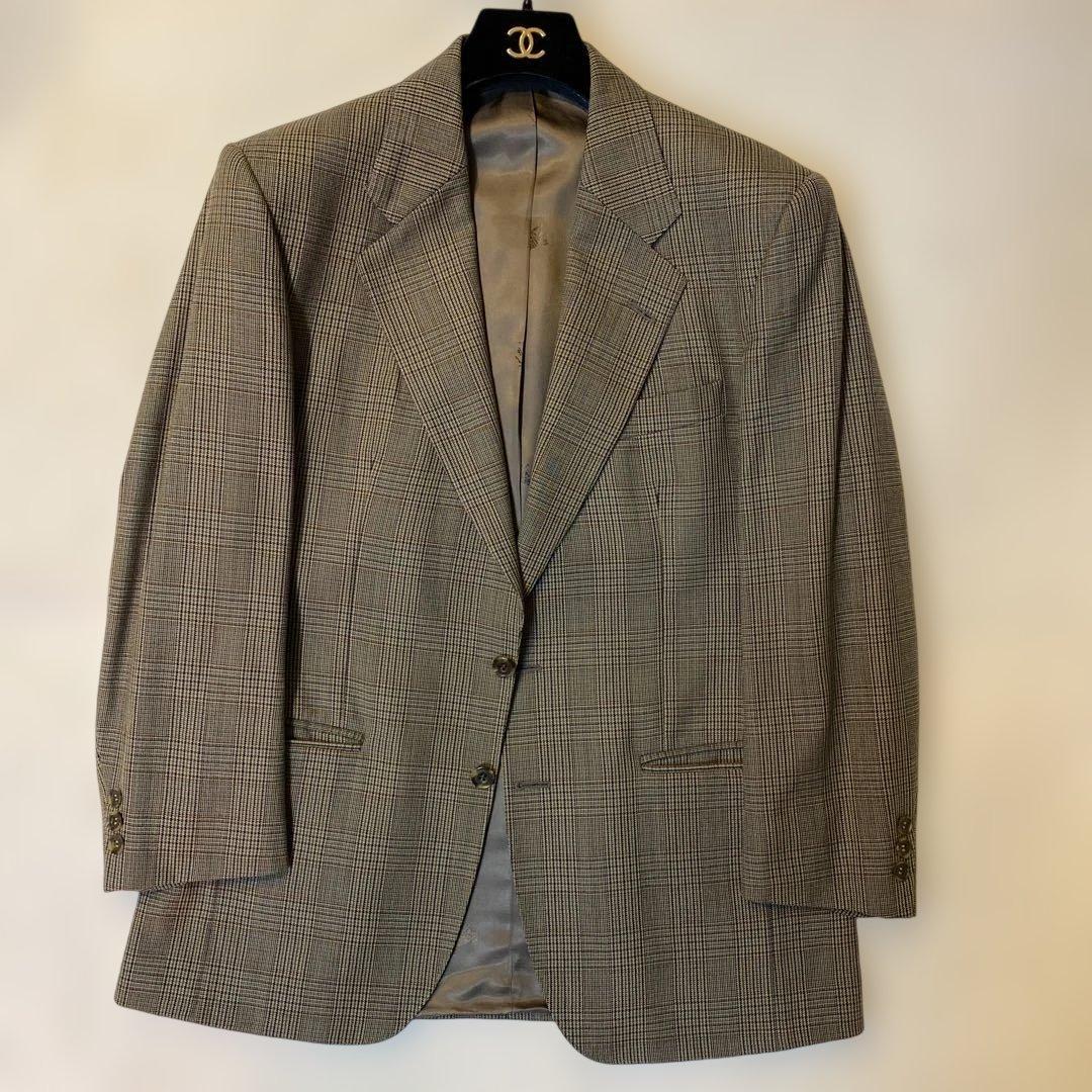 美品BURBERRYS ENGLAND製グレンチェック希少ヴィンテージジャケット