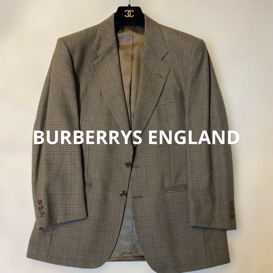 美品BURBERRYS ENGLAND製グレンチェック希少ヴィンテージジャケット