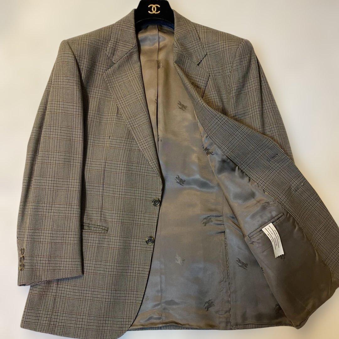 美品BURBERRYS ENGLAND製グレンチェック希少ヴィンテージジャケット