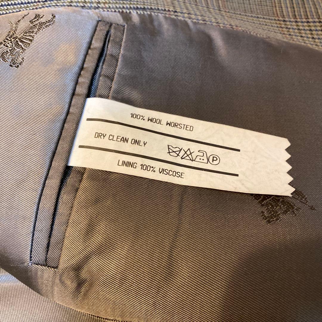 美品BURBERRYS ENGLAND製グレンチェック希少ヴィンテージジャケット