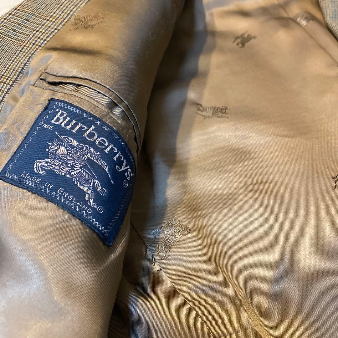 美品BURBERRYS ENGLAND製グレンチェック希少ヴィンテージジャケット