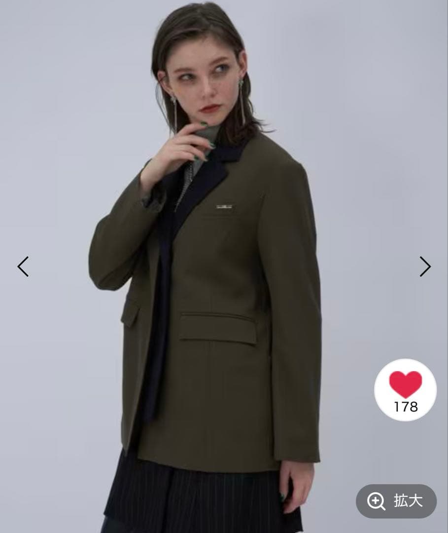 新品　未開封　HARE ハイショクミドルジャケット　今季