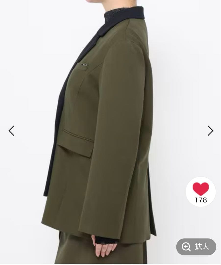 新品　未開封　HARE ハイショクミドルジャケット　今季