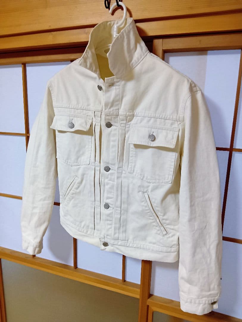 ラルフローレンダブルアールエルホワイト デニムジャケット