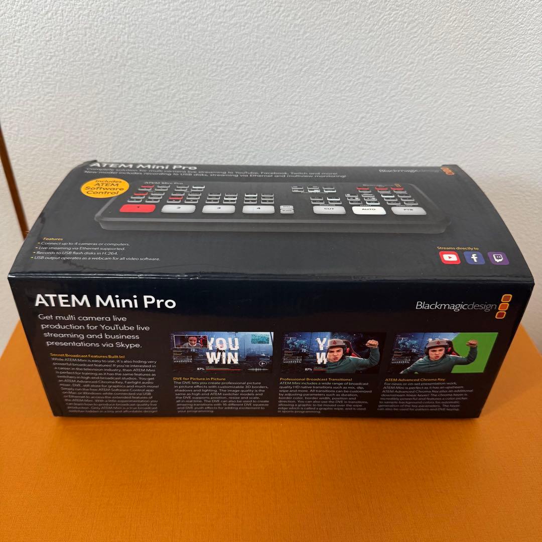Blackmagic Design ATEM Mini Pro ライブ配信機材