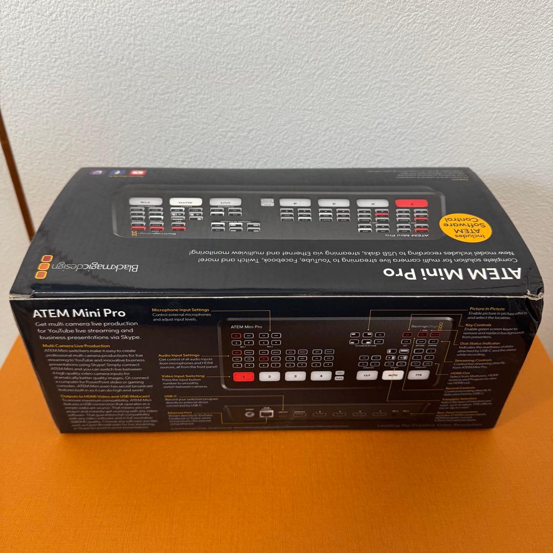 Blackmagic Design ATEM Mini Pro ライブ配信機材