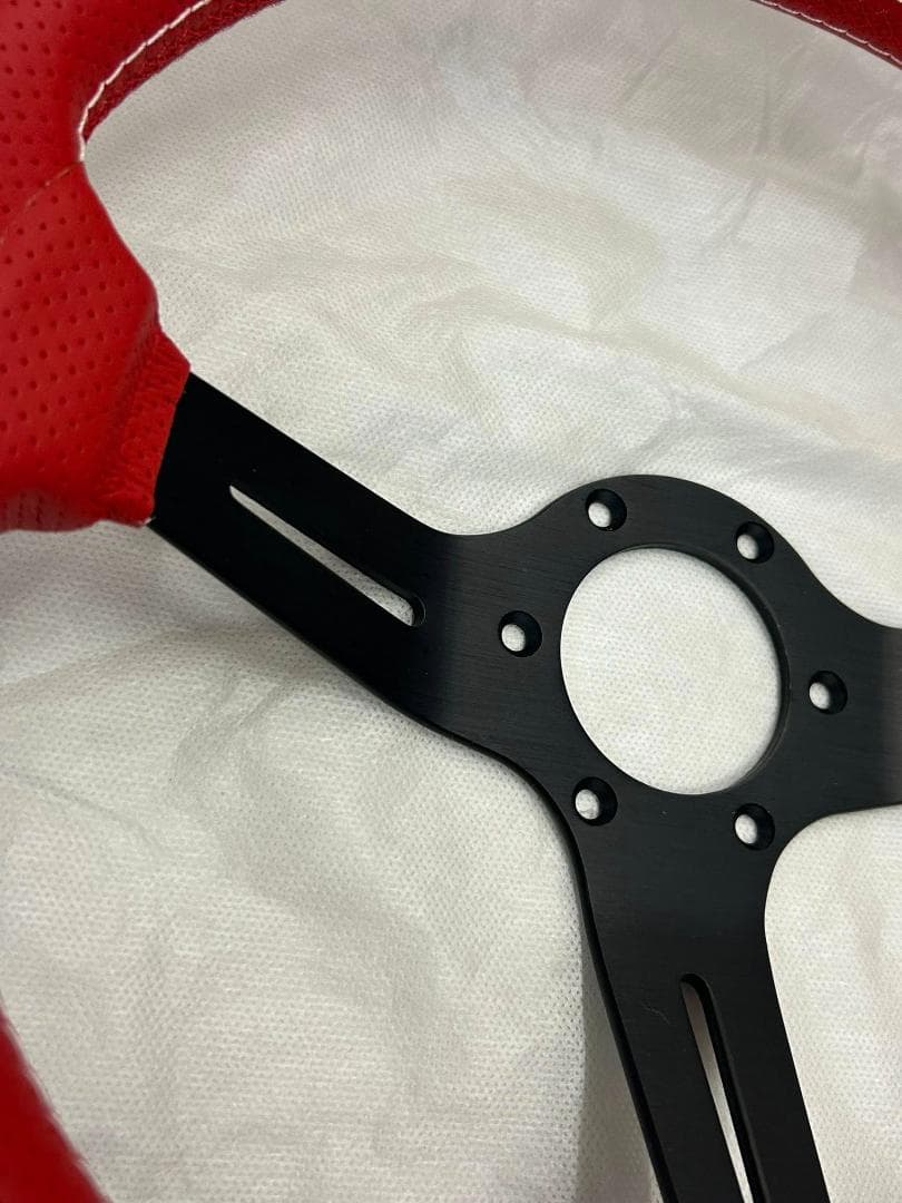 み*)様 ステアリング レッド 35cm未使用 USDM JDM シビック ZN