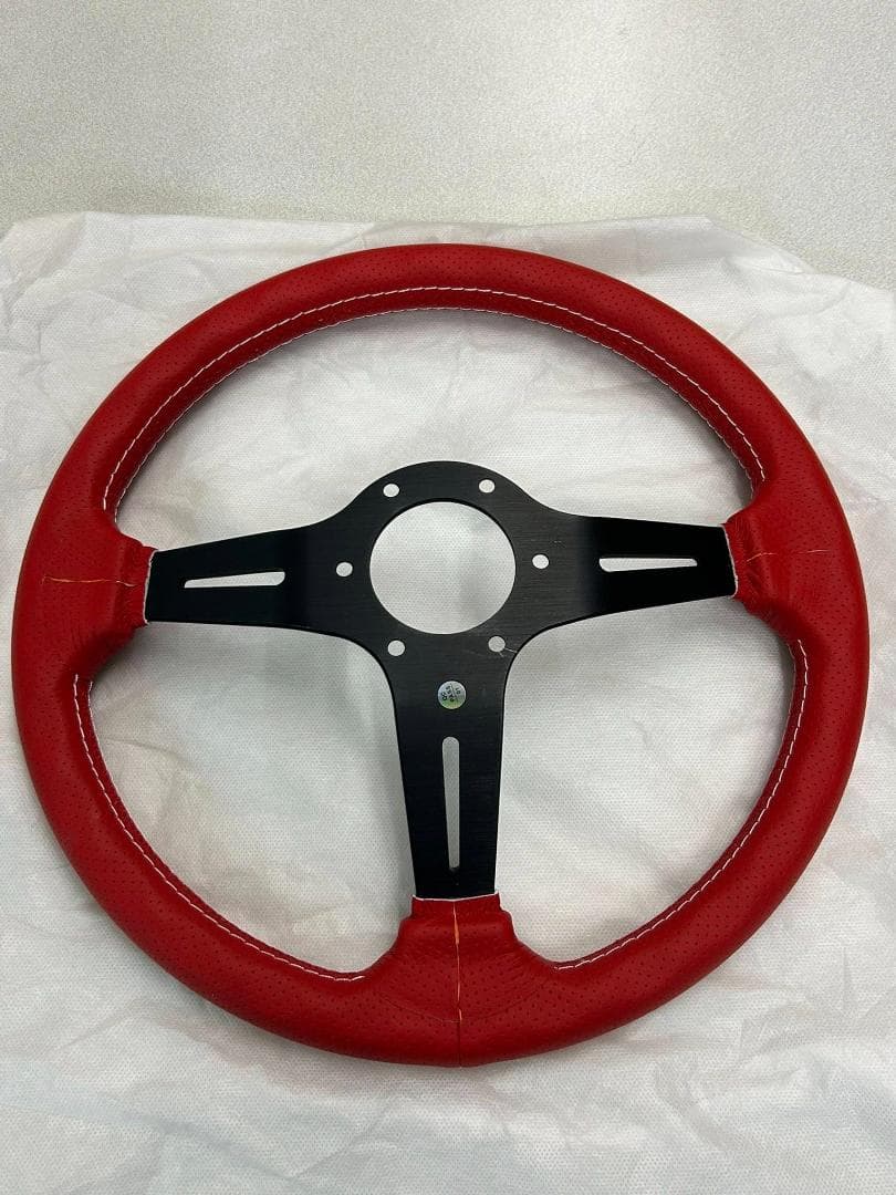 み*)様 ステアリング レッド 35cm未使用 USDM JDM シビック ZN