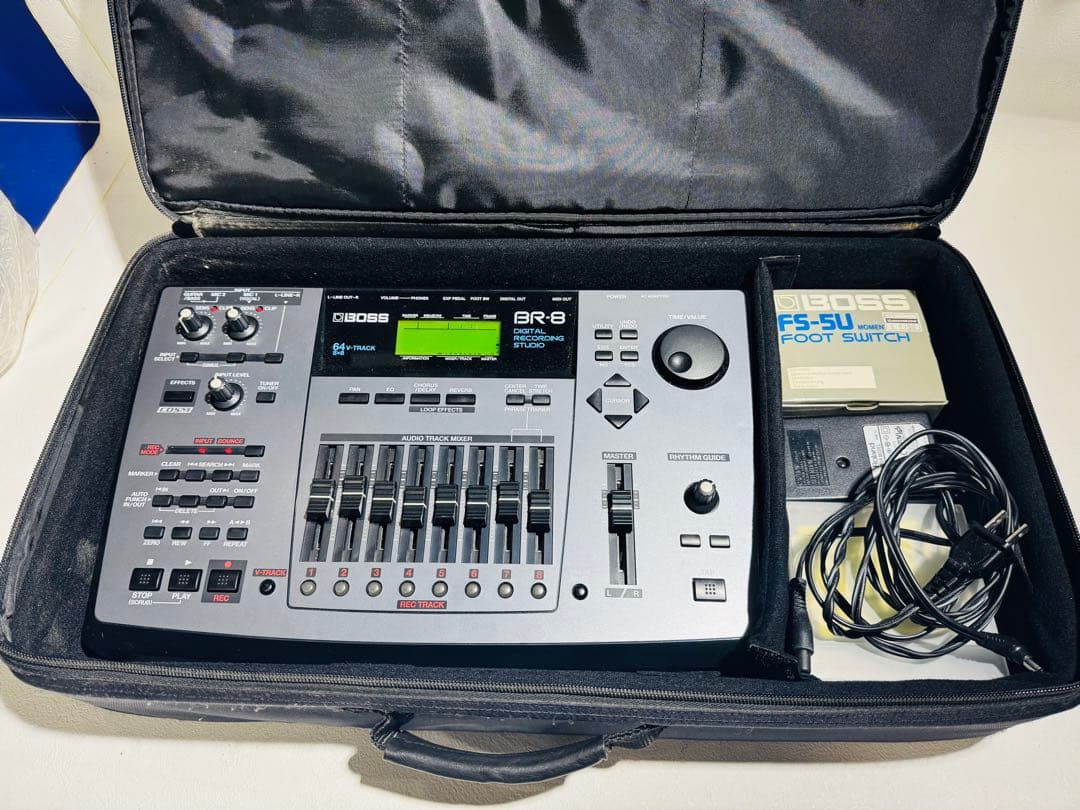 配信機器・PA機器・レコーディング機器 BOSS BR-8 FS-5U Digital Recording Studio