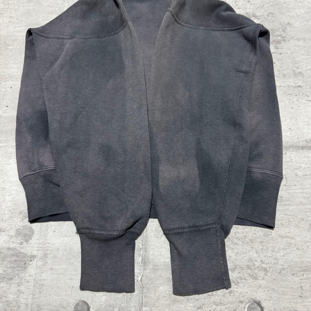 70s vintage ヴィンテージスウェット ブラック フェード L スミクロ