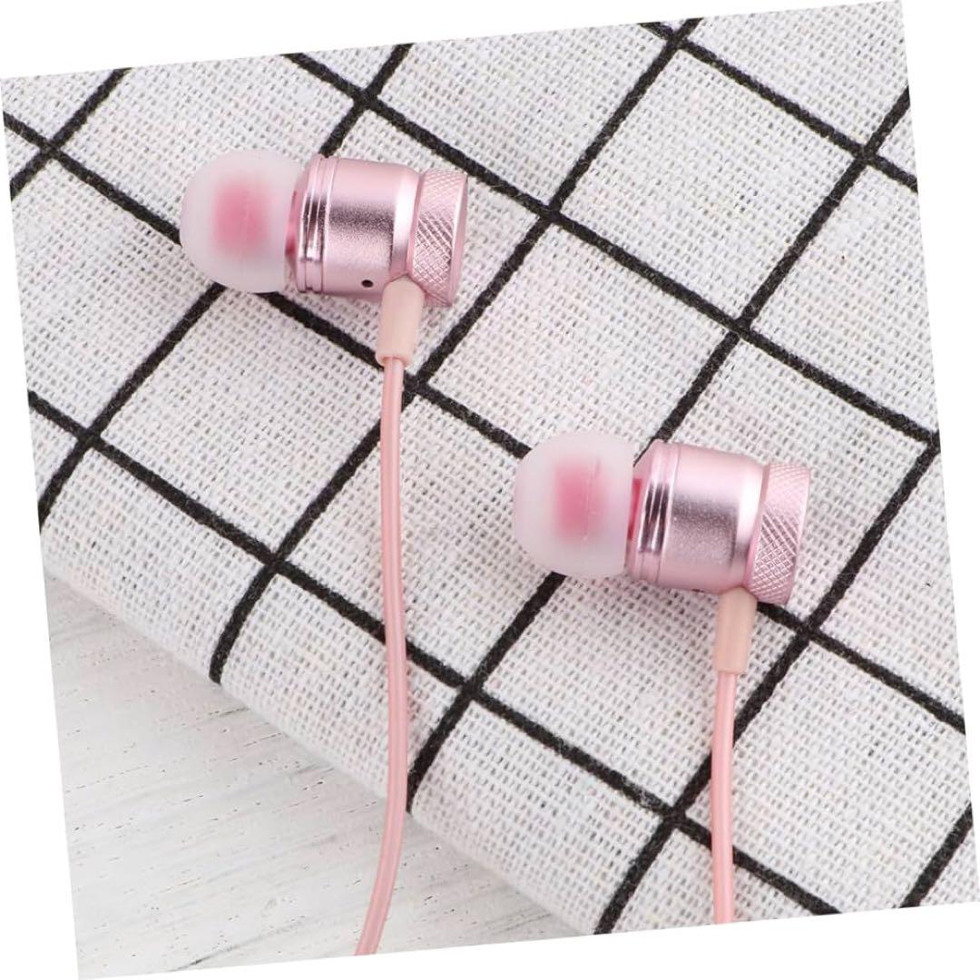 イヤホン ノイズキャンセリングイヤホン 有線 ピンク