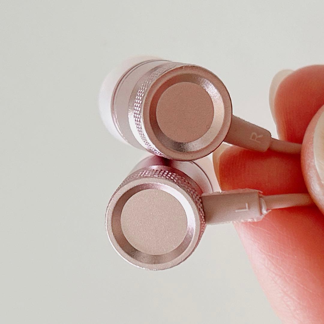 イヤホン ノイズキャンセリングイヤホン 有線 ピンク