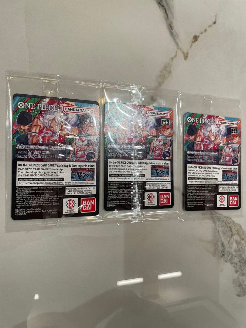 ワンピース モンキー・D・ルフィ アメリカ大学バスケ限定プロモ 未開封　3パック