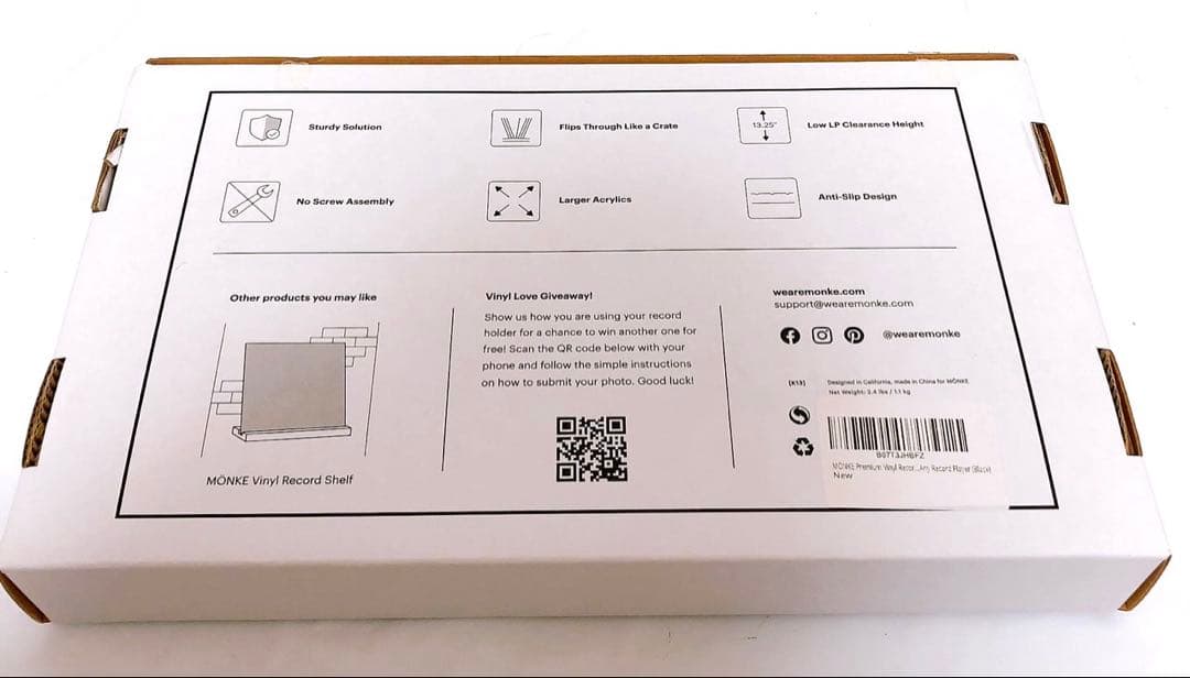 MÖNKE プレミアム ビニール レコード ストレージ