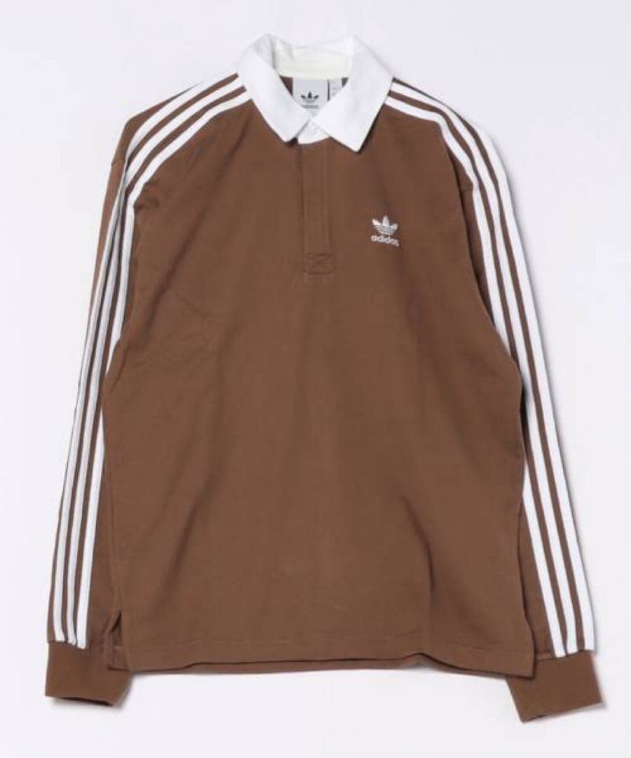 アディダス オリジナルス ラグビー ポロシャツ 長袖 シャツ