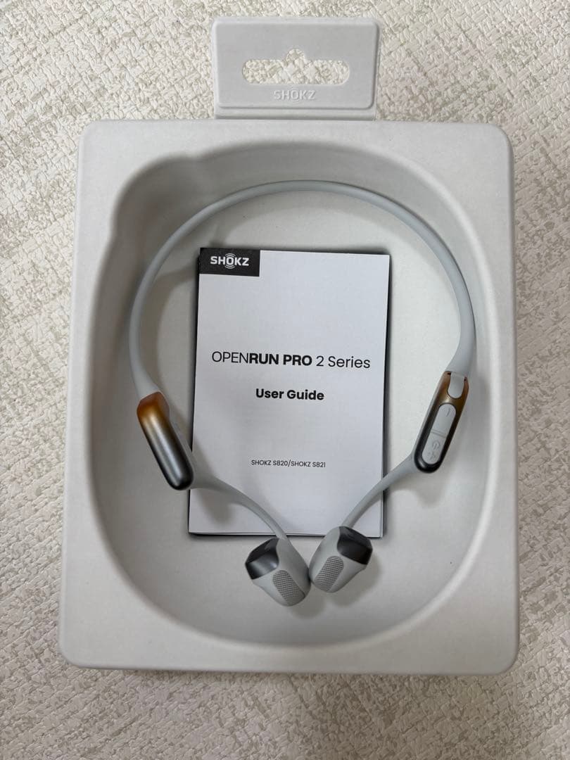 SHOKZ OPENRUN PRO2 大迫傑 サイン　白色 骨伝導イヤホン