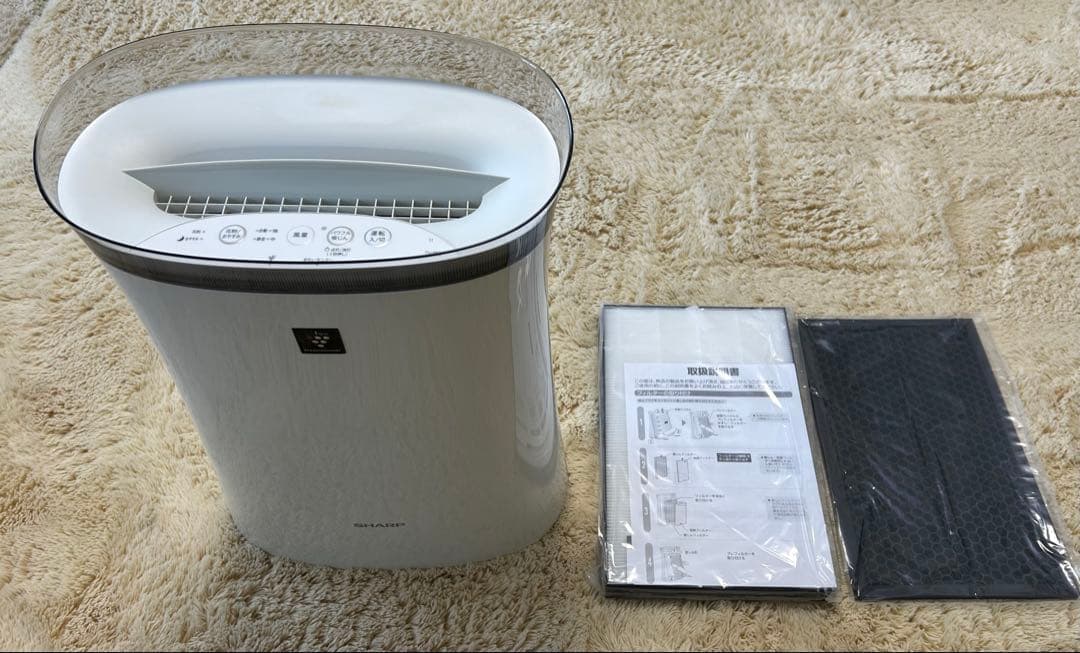 シャーププラズマクラスター7000空気清浄機FU-P50-W（新品フィルタ付）