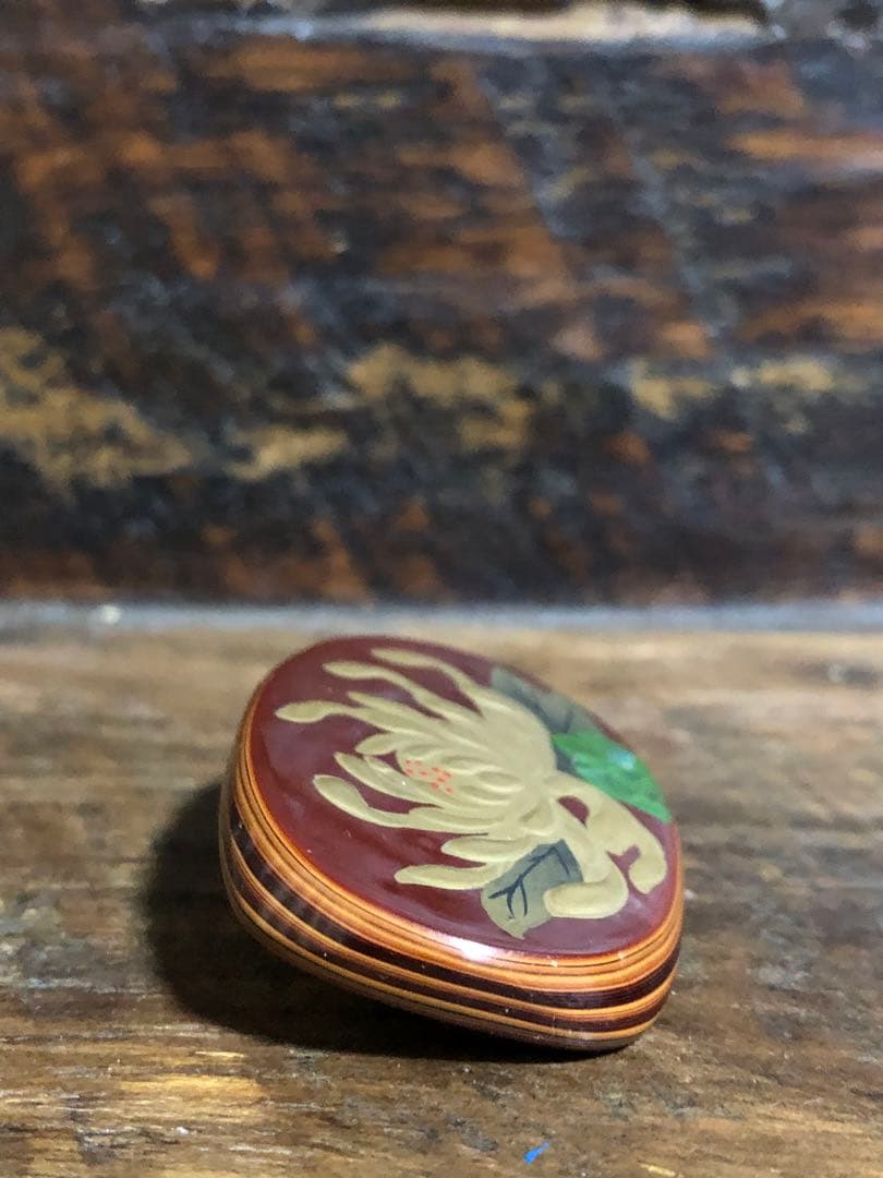 本金蒔絵　ブローチ