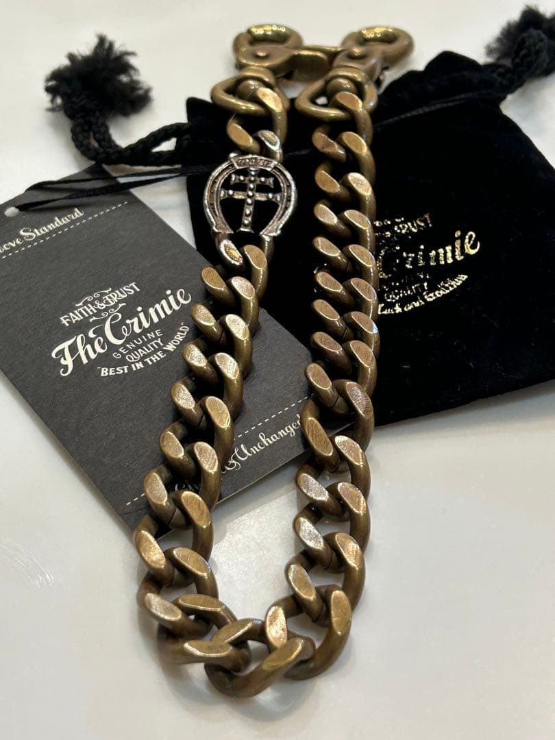 CRIMIE クライミー　ホースシュー　真鍮　ウォレットチェーン　アメカジ