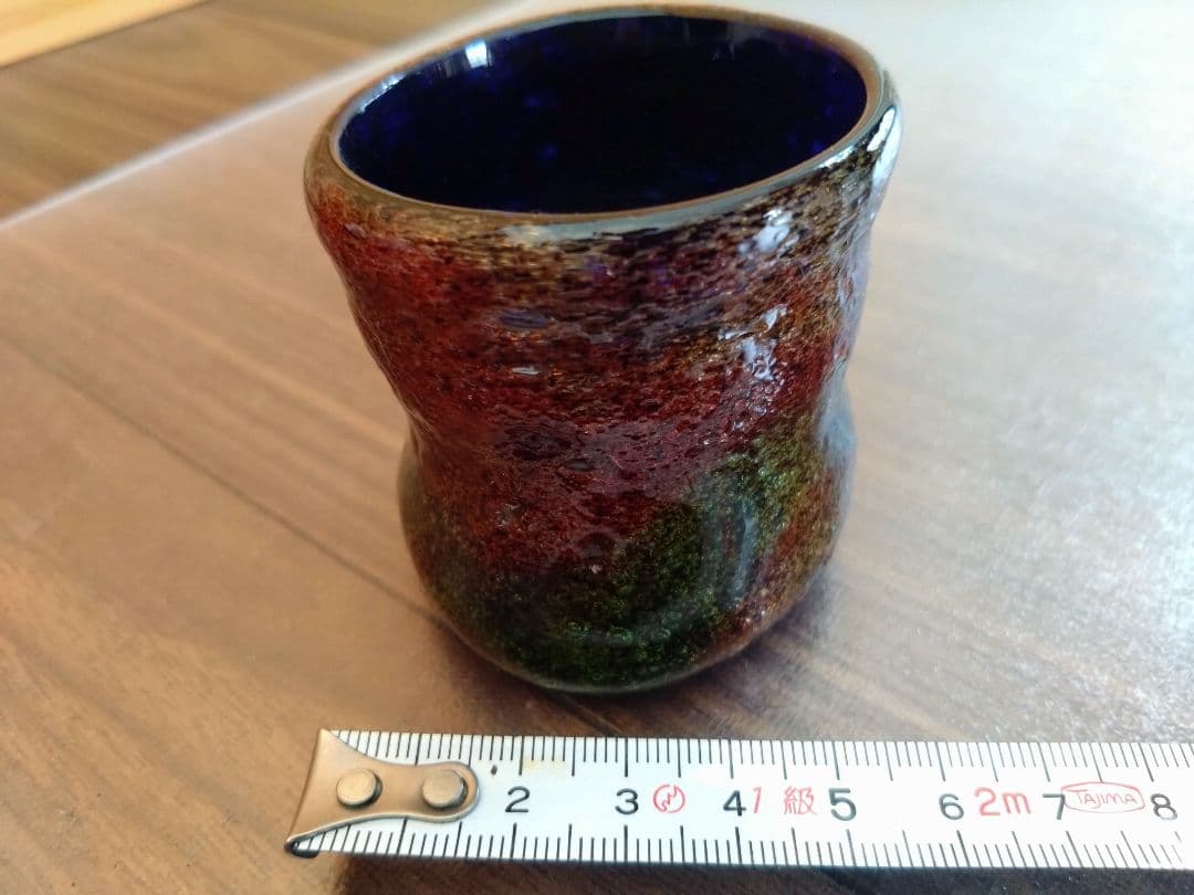 【稲嶺盛吉】琉球ガラス　グラス1点