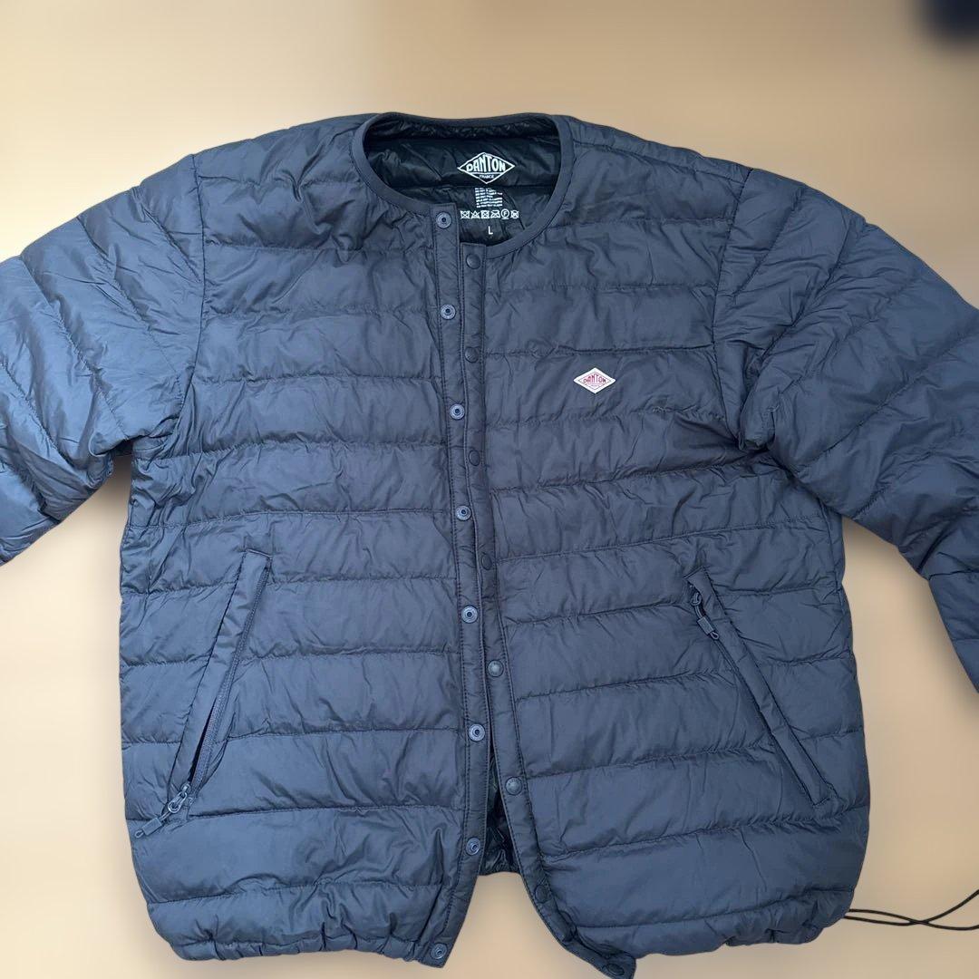 DANTON グレーダウンジャケット Lサイズ