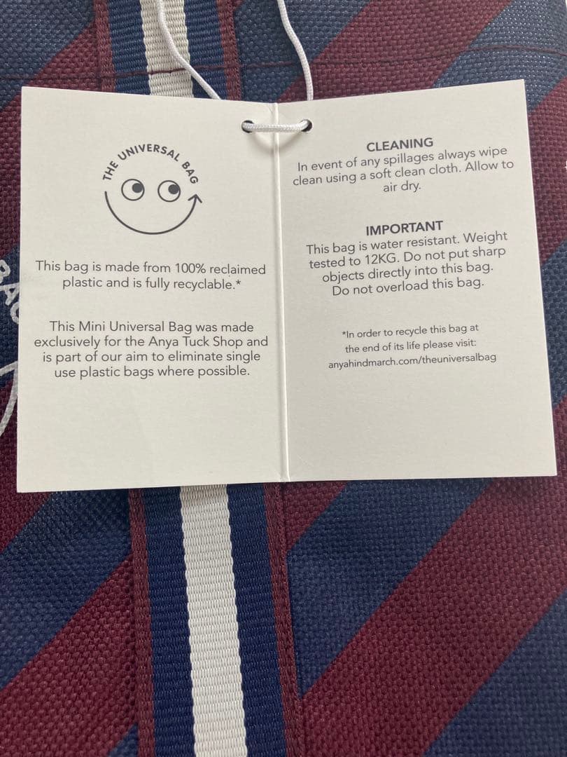 ☆*☆様 【ロンドン本店限定品】アニヤハインドマーチ ユニバーサルバッグ ◎ミニ