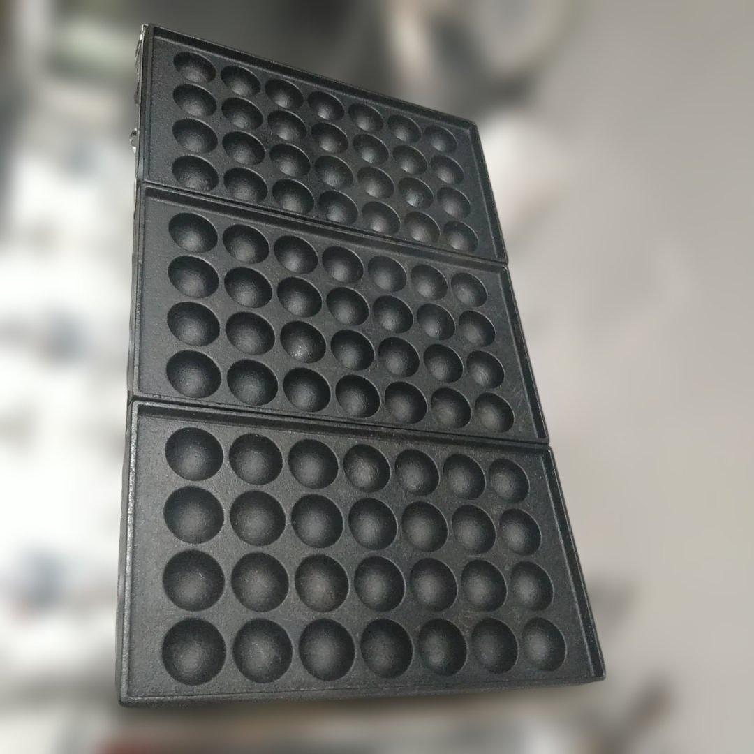 たこ焼き鉄板のみ28穴×3連（3枚）フチ高 鉄鋳物 283SH用　IKK伊東金属