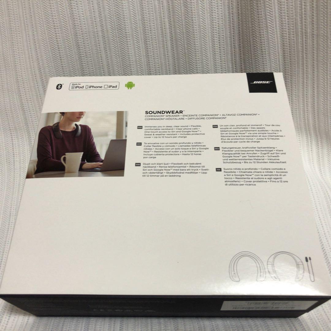 試着のみ□BOSE ボーズ　Soundwear サウンドウェアーネックスピーカー