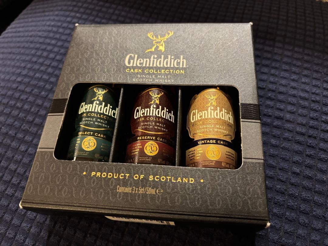 Glenfiddich グレンフィディック　３本セット　ミニボトル　三角瓶