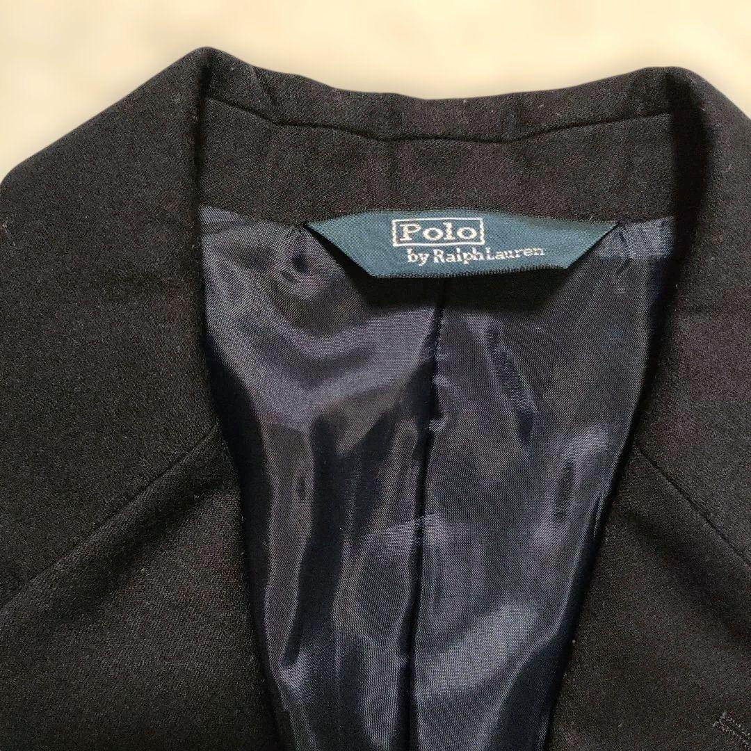 ☆美品☆ ラルフローレン 紺ブレ シングル ブレザー 金ボタン ネクタイ付