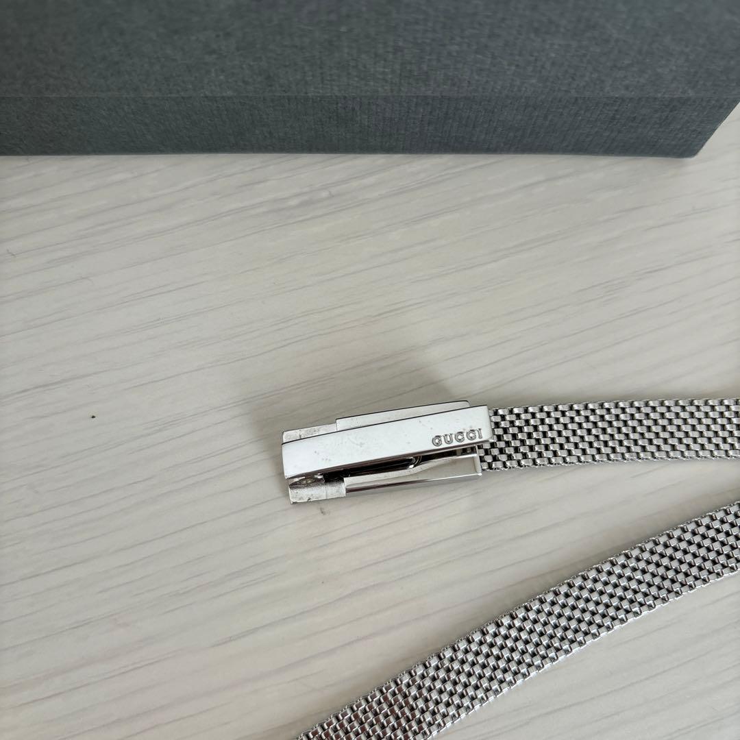 GUCCI シルバーメッシュベルト 本体