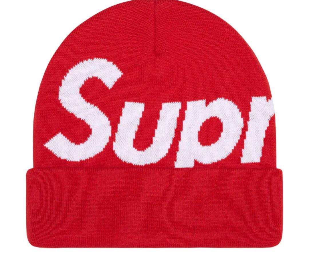 【即日発送】シュプリーム Supreme Big Logo Beanie Red