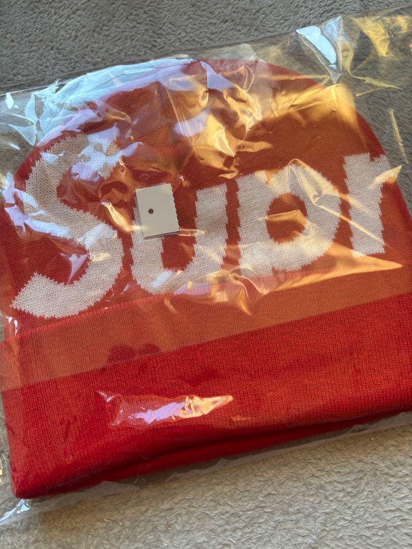 【即日発送】シュプリーム Supreme Big Logo Beanie Red