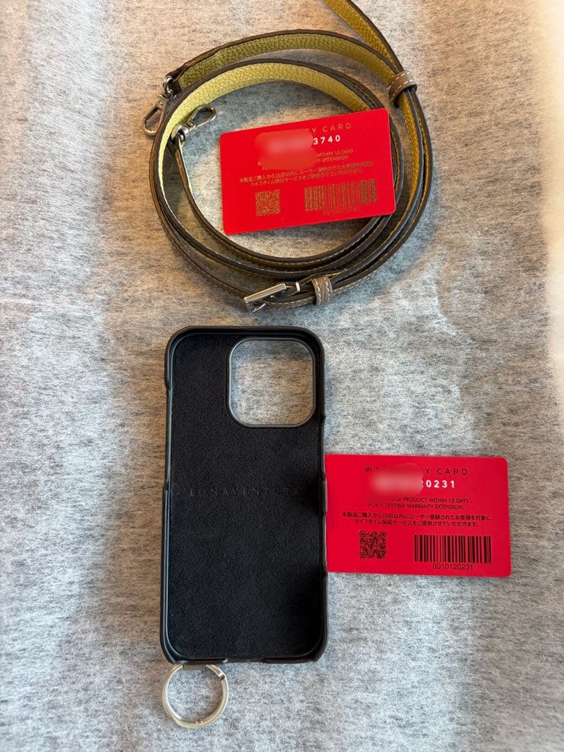 BONAVENTURA iPhone 16pro ケース＆ストラップ