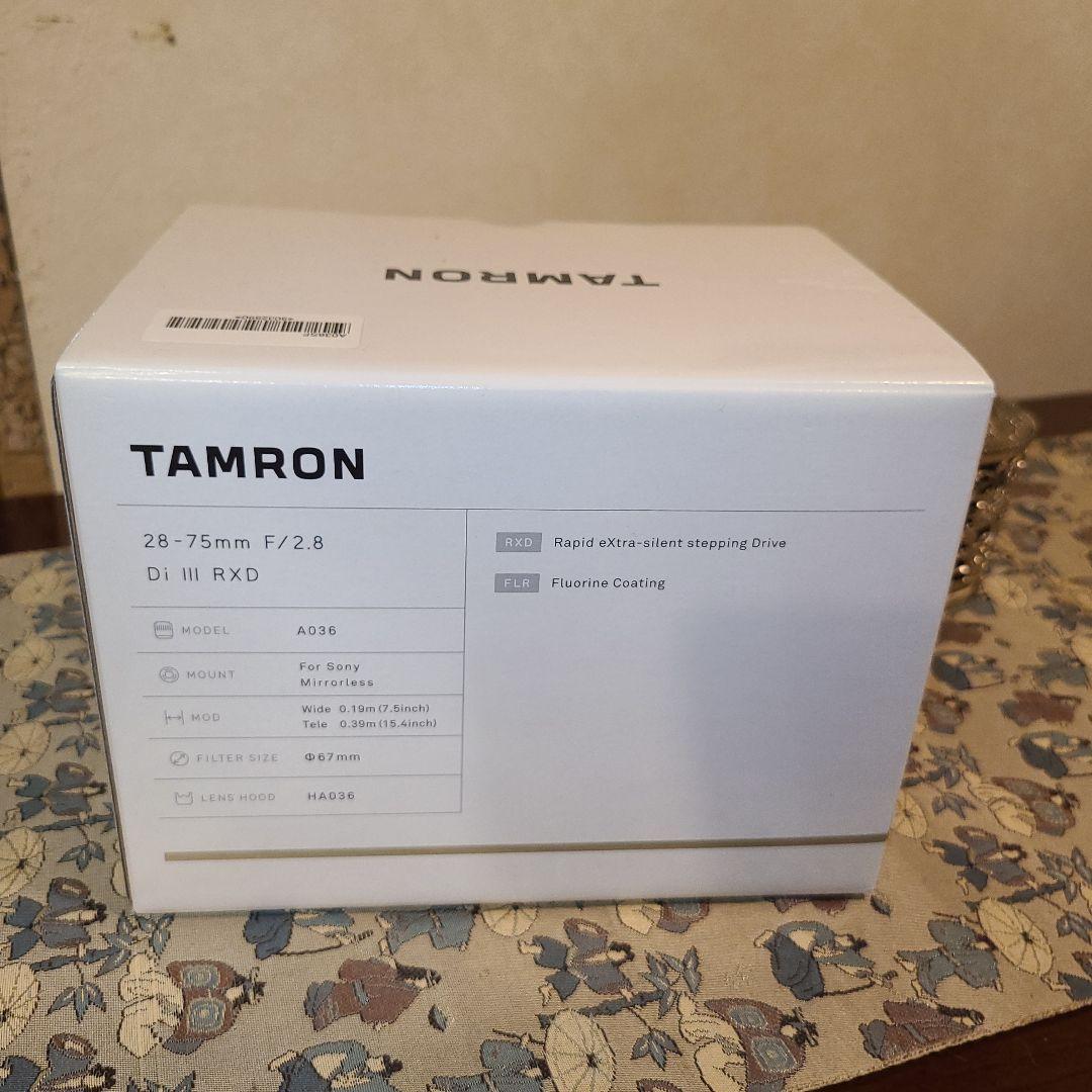 TAMRON 28-75mm F2.8 Di III RXD　中古