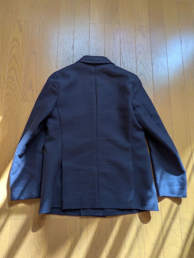 Drawerドゥロワー★ダブルボタンテーラードジャケット紺36USED